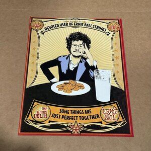 Omar Rodriguez-Lopez of The Mars Volta - Ernie Ball - 2010 Print Advertisement